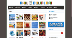 Desktop Screenshot of akil-oyunlari.net